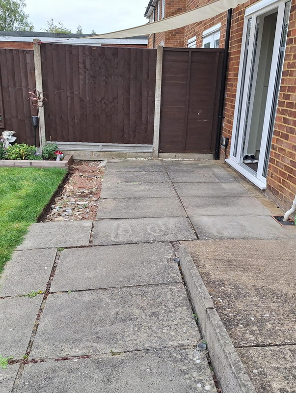 Before landscaping transformation