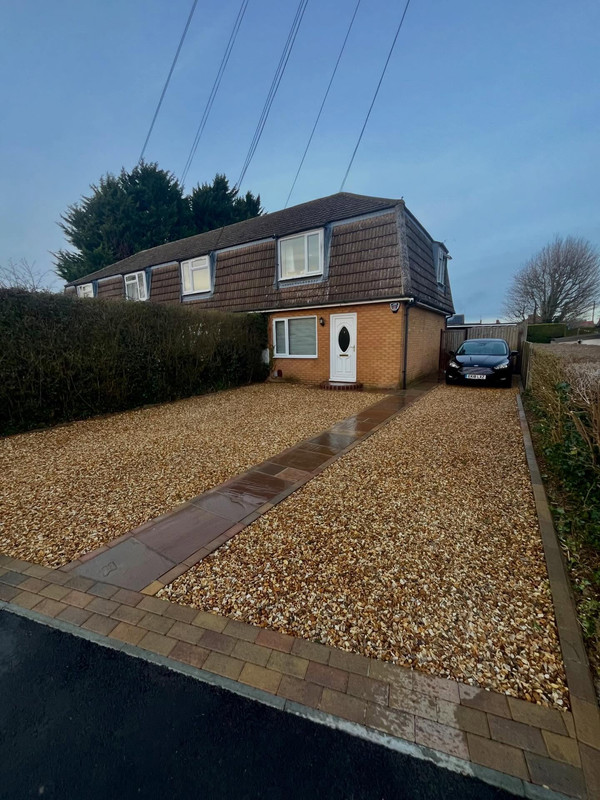 After landscaping transformation